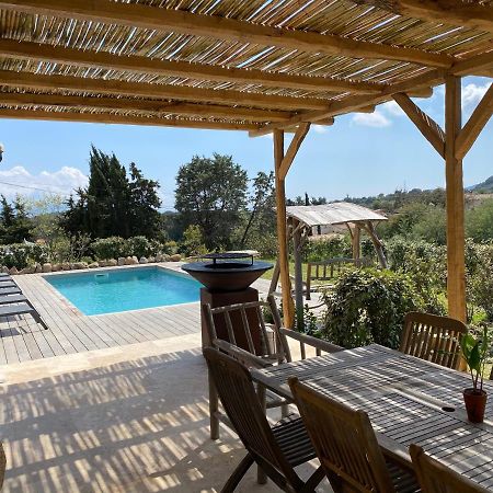 Villa de charme avec piscine à Ajaccio Alata Exterior foto