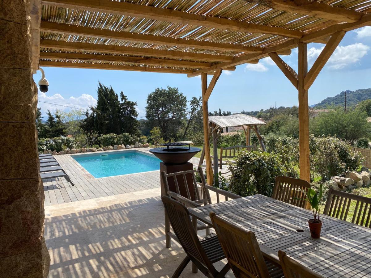 Villa de charme avec piscine à Ajaccio Alata Exterior foto