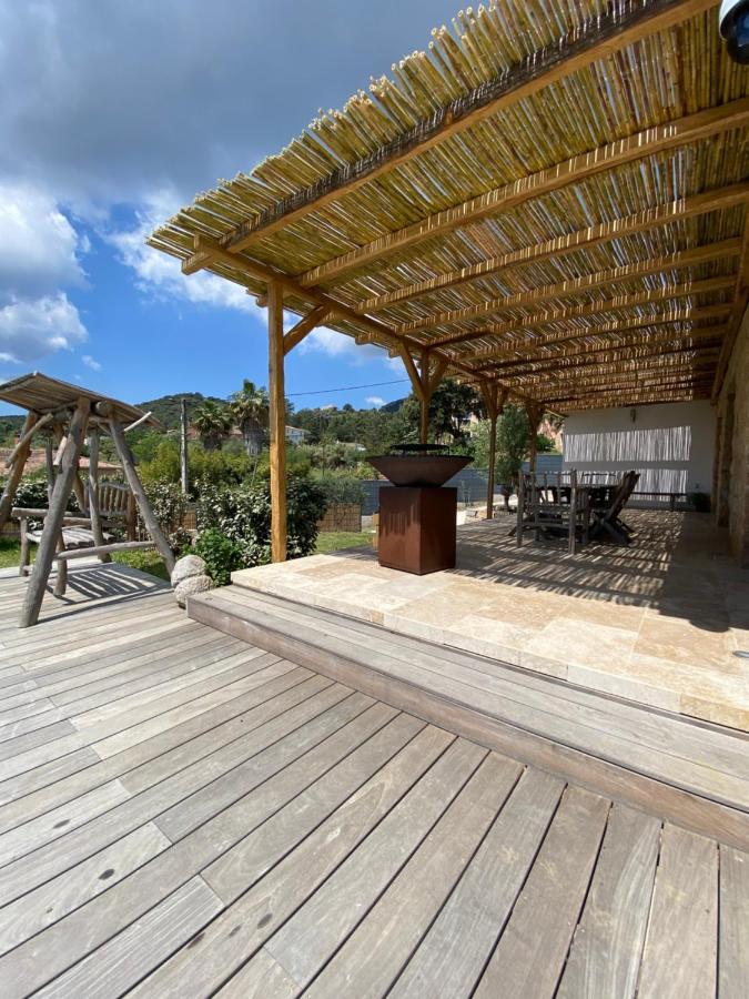 Villa de charme avec piscine à Ajaccio Alata Exterior foto